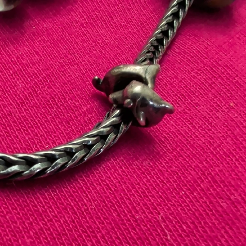 Trollbeads Sterling Silver Dolphin Bracelet.